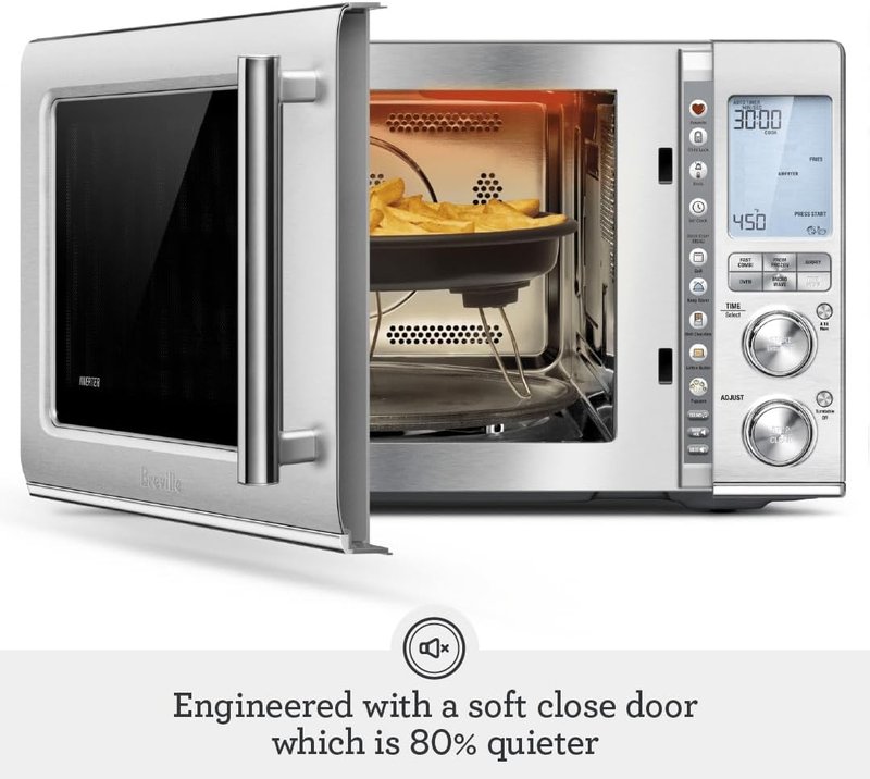 Breville Combi Wave 3-in-1 Microwave | Air Fryer & Convection Oven - Brushed Stainless Steel