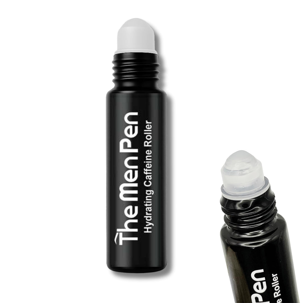 The Men Pen Complete Eyebrow + Hydrating Grooming Kit for Men | Scissors, Hydrating Caffeine Roller, Tweezers, Razors & 3 Eyebrow Filler Pens for Shaping | Trimming & Defining Brows