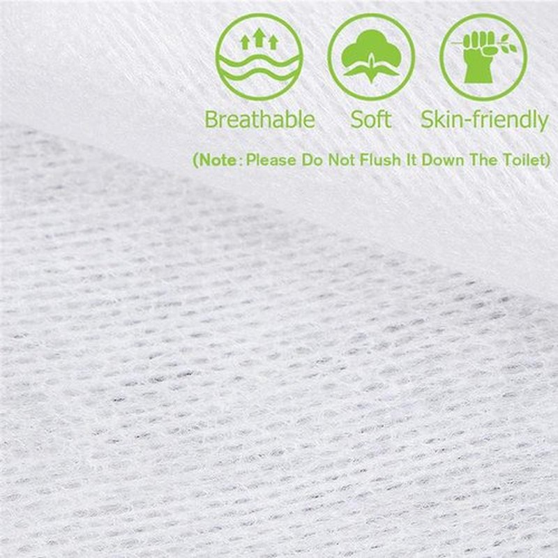 Tegelrying Disposable Esthetic Wipe,4"x 4"Non-woven 200 Count Facial Cleansing Soft Salon and Spa Essentials,Lint-free for Makeup Removal