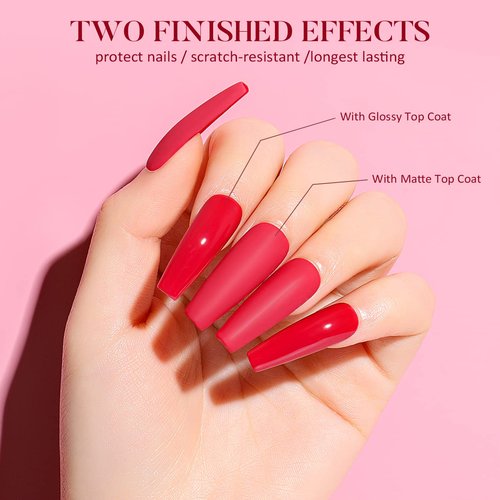 AIMEILI Soak Off U V LED Hema Free Cruelty Free Vegan Gel Nail Polish - Base Coat, Matte Top and No Wipe Top Coat Kit Set 10ML