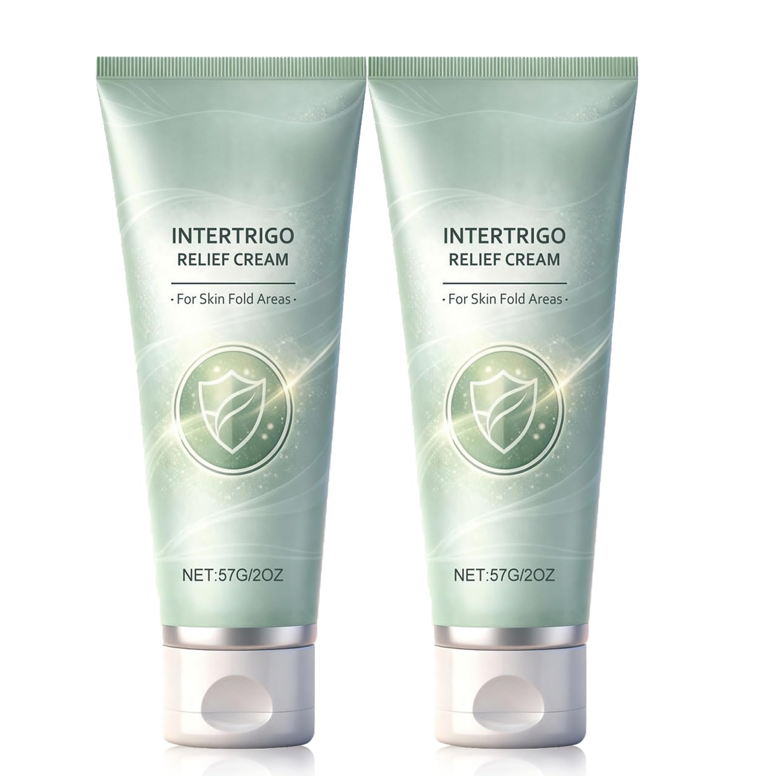 Intertrigo Cream – Skin Fold Care & Chafing Support Cream With Zinc Oxide & Undecylenic Acid, Intertrigo Relief Cream for Skin Fold Areas, Chafing Prevention, Moisture & Friction Control (2PC)