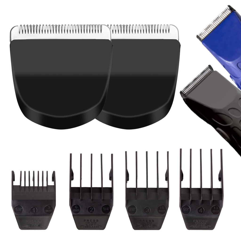 ZZYZSFUS 2 Pack Professional Peanut Clipper/Trimmer Snap On Replacement Blades #2068-300 - Compatible with Wahl Peanut Hair Clipper/Trimmer, Black