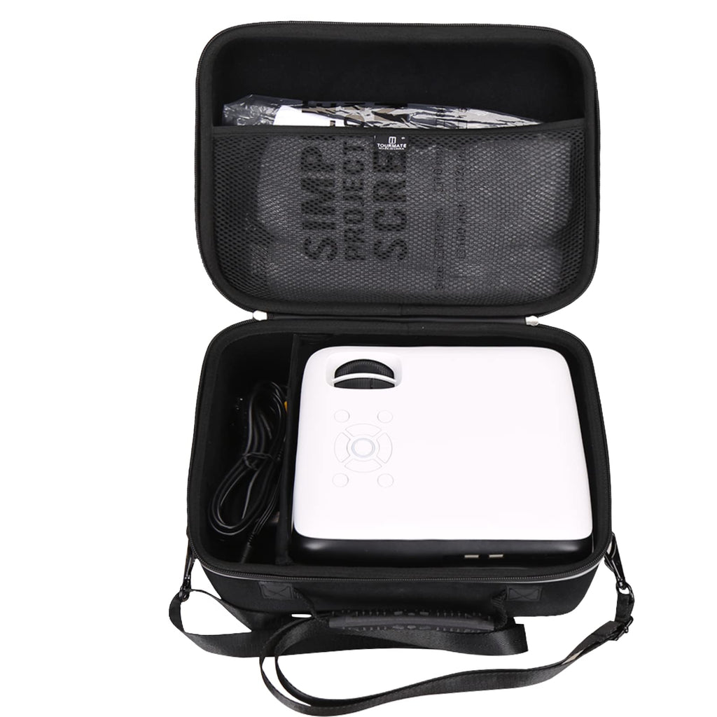 Hard Storage Case for HAPPRUN Projector, Travel case for Native 1080P Bluetooth Projector - Tourmate Case Only