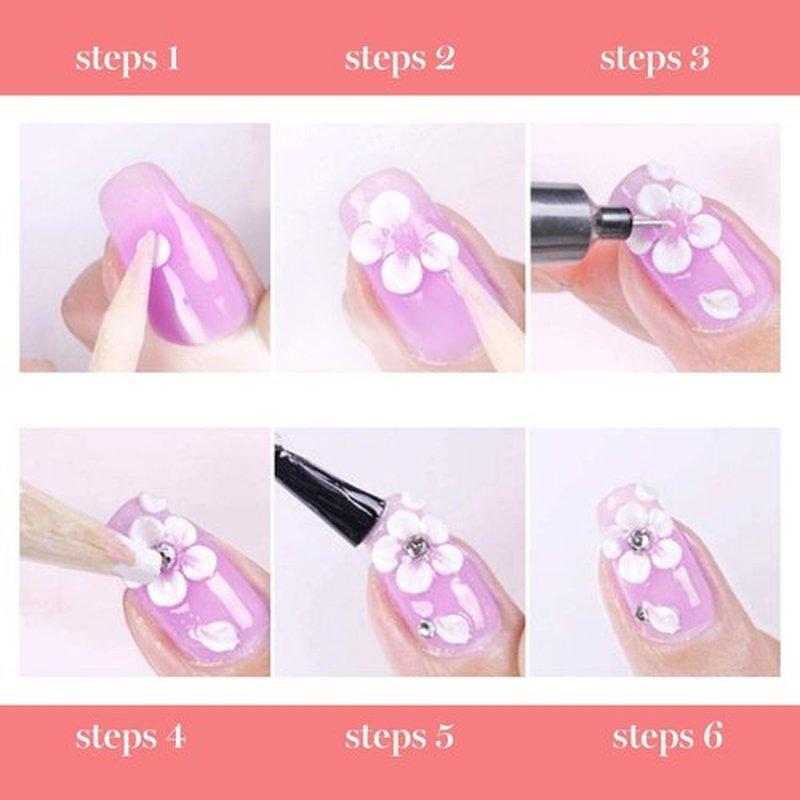 Kalolary Sculpture Carved Nail Gel Set, 12 Color Sculpture Carved Gel Nail Polish with 1pcs Nail Art Sculpture Pen, 1pcs Double-ended Nail Cuticle Pusher Cutter and a Nail Carving Brush