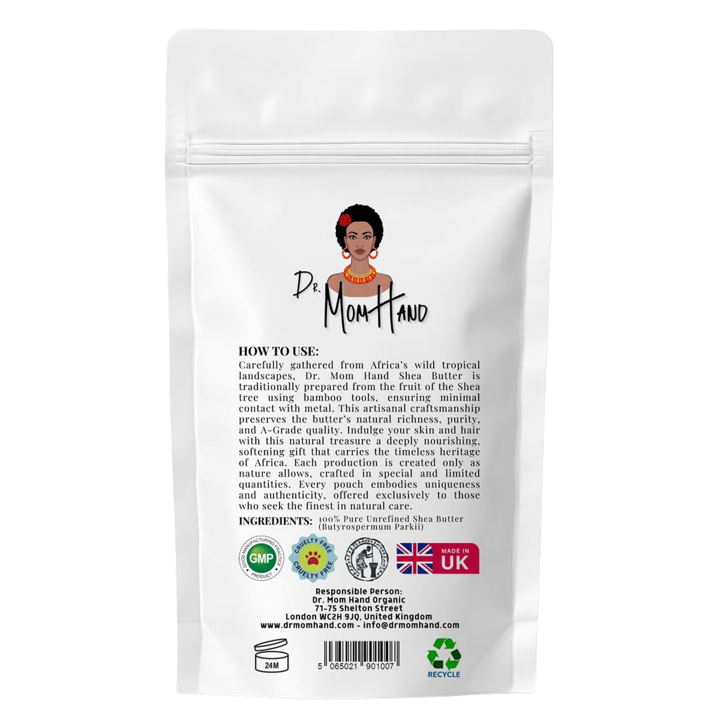 Organic Raw Shea Butter Intensive Moisturizer | 100% Pure,Natural & Unrefined Multi-Purpose Body & Face Butter for Dry Skin, Hair & Lips, 3.53 oz.