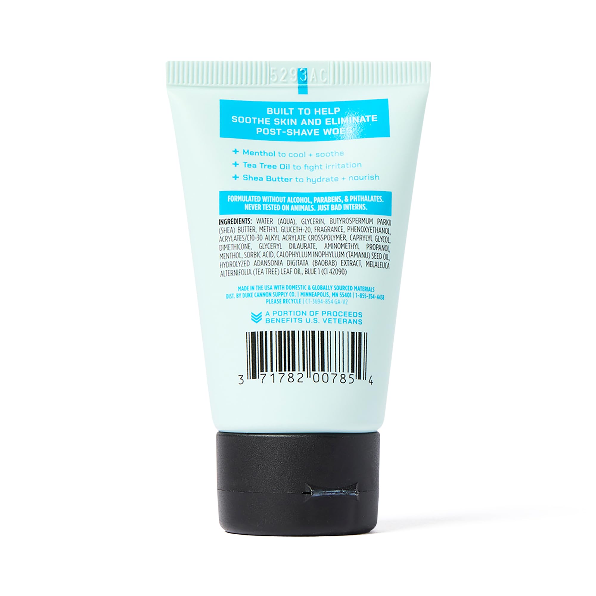Duke Cannon Cooling After-Shave Balm for Men, 3-Pack, 1.5 oz Each – Alcohol-Free, Menthol Cooling Sensation, Hydrating with Aloe & Shea Butter, Soothes Razor Burn