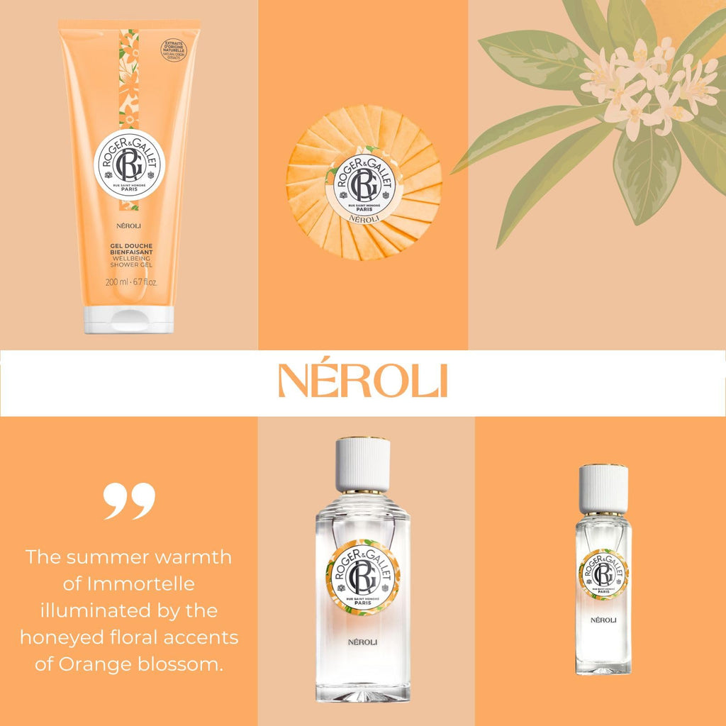 ROGER & GALLET | Body Wash & Body Soap for Women | Neroli 3.5 oz