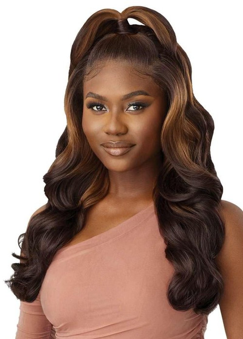 Outre Lace Front Wig - Perfect Hair Line 13X6 - Atlas (3DR4/CHESTNUT OMBRE)