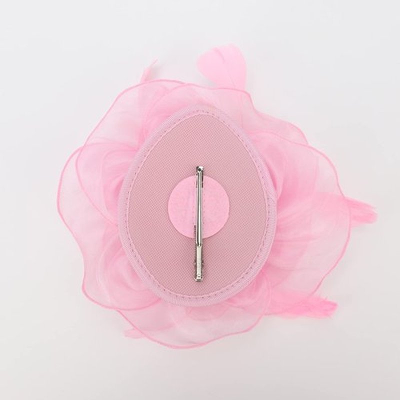 DRESHOW Fascinators Hat Tea Party Headwear Ribbons Feathers on a Headband and a Clip for Girls and Women