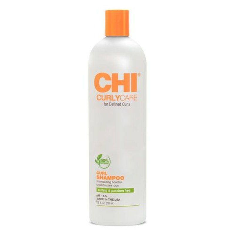 CHI CurlyCare Curl Shampoo - Hydrating Formula Reduces Frizz & Boosts Elasticity | 25 Oz