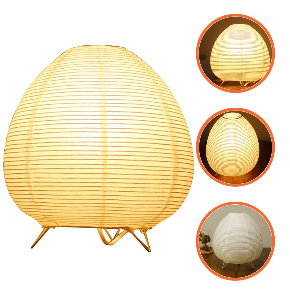 Rice Paper Lamp Bedside Light Kids Paper Small Night Light Bedroom Lantern Us Plug Lamp Shade Lamps Table Modern Modern Table Lamps for Bedroom