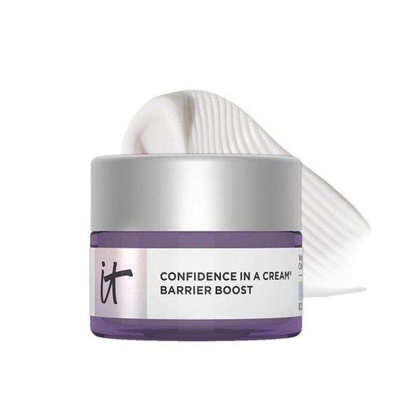 IT Cosmetics Confidence in a Cream - Daily Face Moisturizer for Skin Barrier Repair | Fragrance-Free, 100HR Hydration with Ceramide
