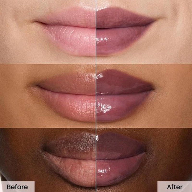 FeiCuiYun Lip Tinted Glowy Balm - Ultra-Hydrating Vegan Lip Serum for Sheer Shine & Softness | Plum