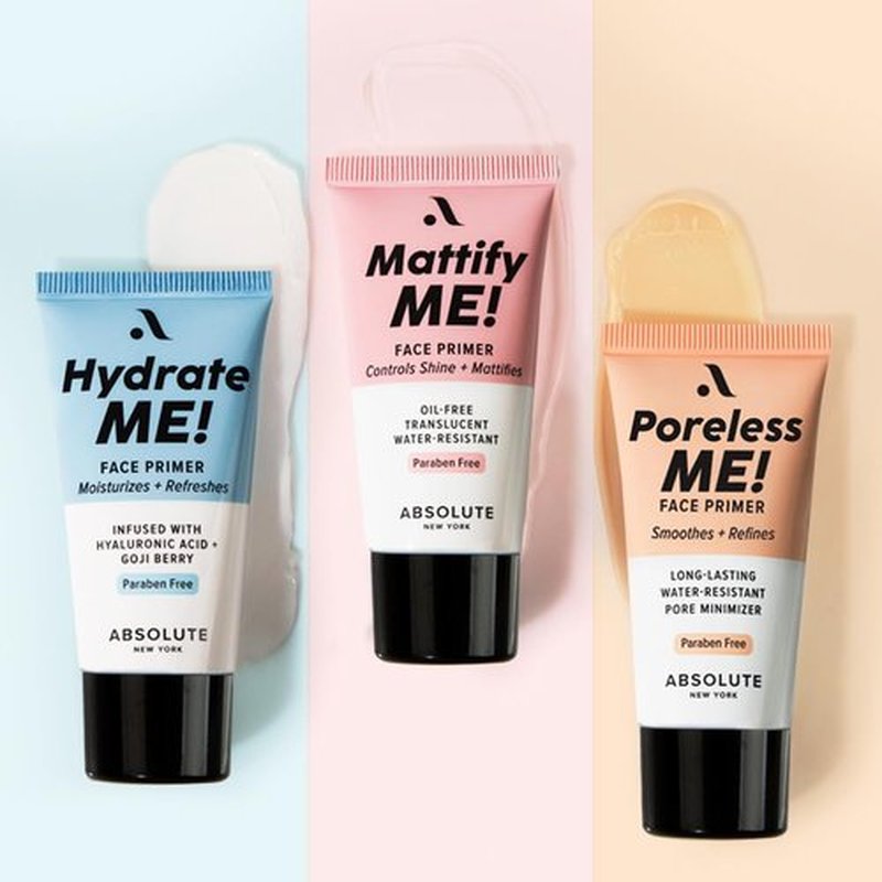 Absolute New York Silky Smooth Face Primer - Mattifying Formula for Flawless Skin | 1.01 fl oz