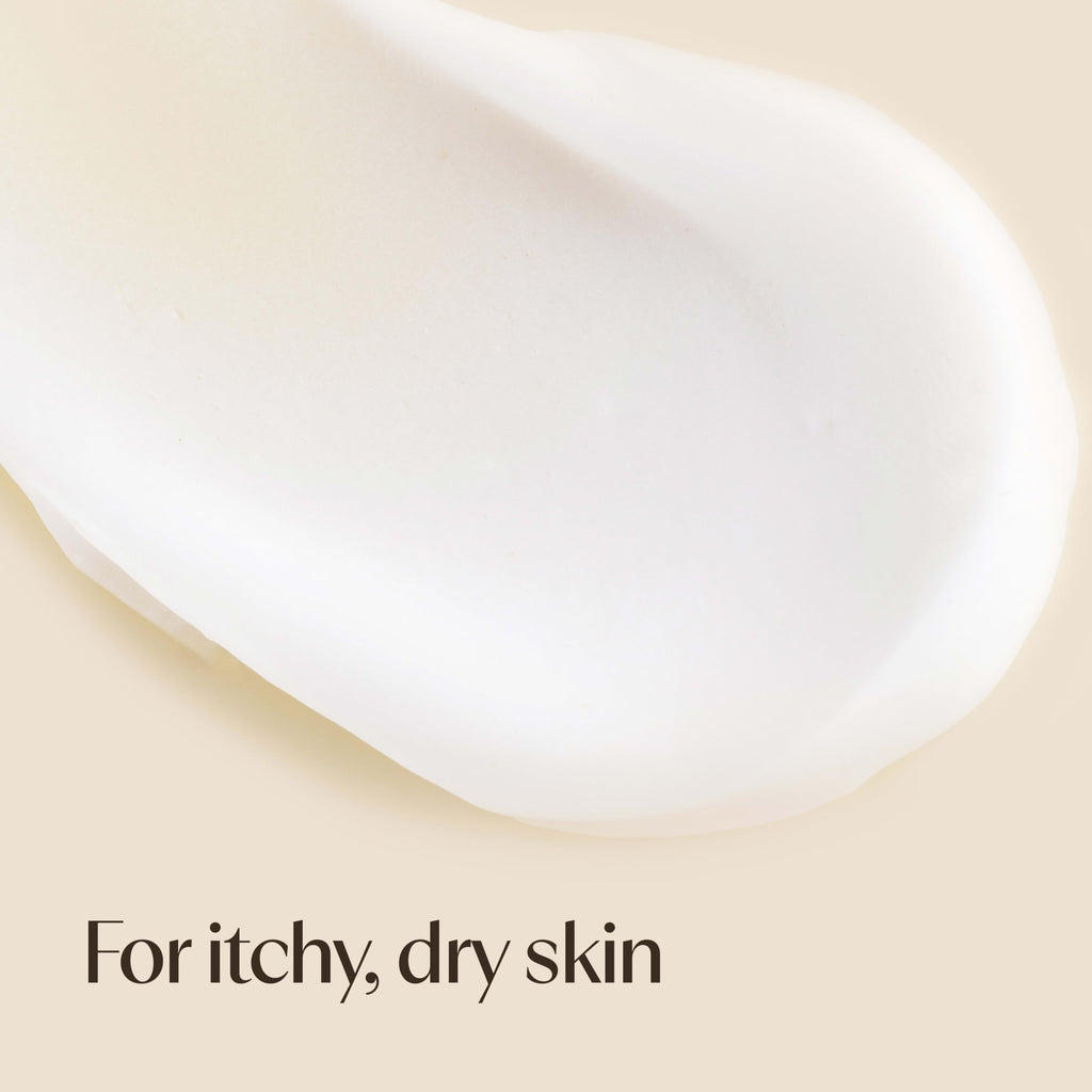 Aveeno Skin Relief Moisturizing Body Lotion Heals Very Dry, Sensitive Skin, Fast-Absorbing Lotion with Soothing Triple Oat & Shea Butter Formula, Fragrance Free Lotion, Non-Comedogenic, 33 Fl Oz