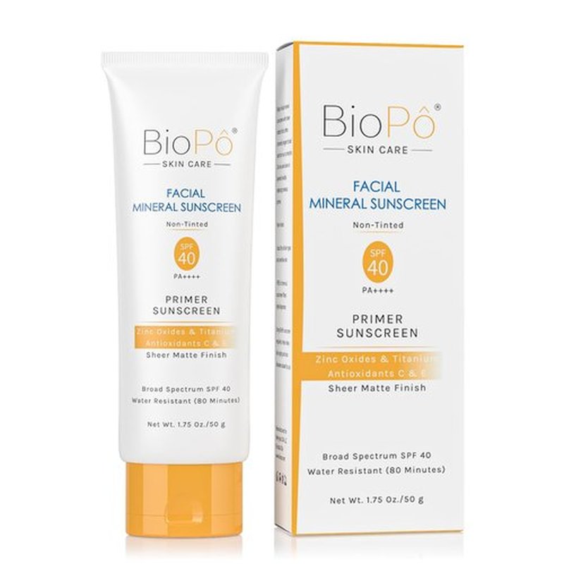 Skiennix Facial Mineral Sunscreen SPF 40 - Lightweight Oil-Free Formula for All Skin Types | 1.75 oz