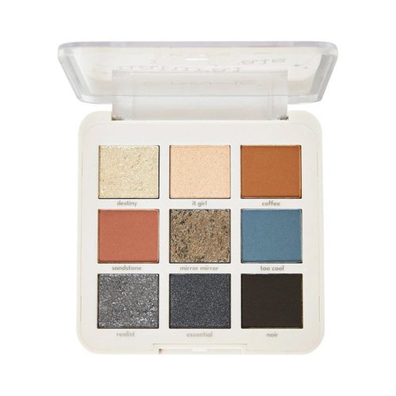 The Crème Shop Neutral Eyeshadow Palette - 9 Highly Pigmented Shimmer & Matte Shades