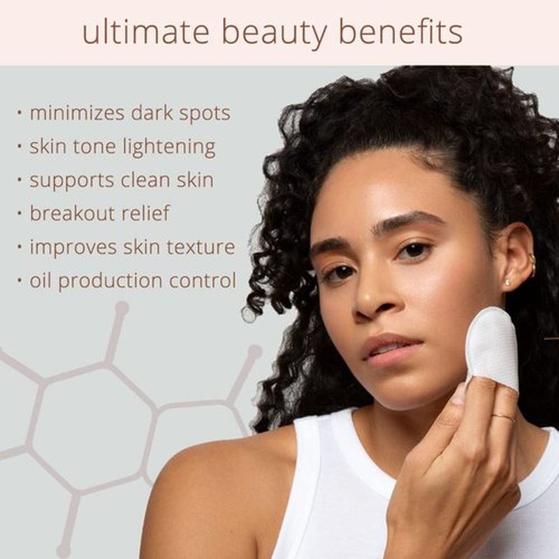 Coffeeface Anti-Aging Moisture Pads - 3-in-1 Exfoliating & Hydrating Treatment | Hypoallergenic | 8 Count