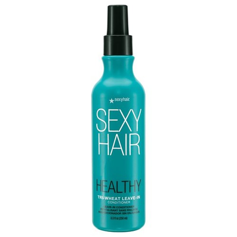 SexyHair Healthy Tri-Wheat Leave-In Conditioner - Enhanced Detangling & Moisture | Reduces Breakage, Adds Shine