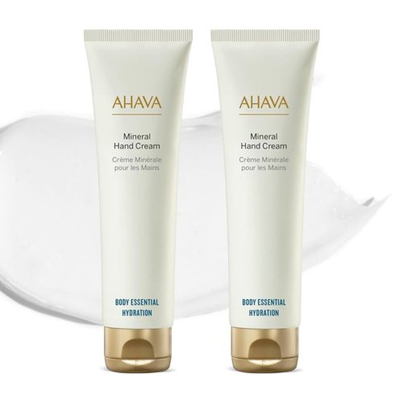 AHAVA Hand Cream Duo | Active Dead Sea Minerals - 2 x 150 ML Value Set (5.1 Fl Oz Each)