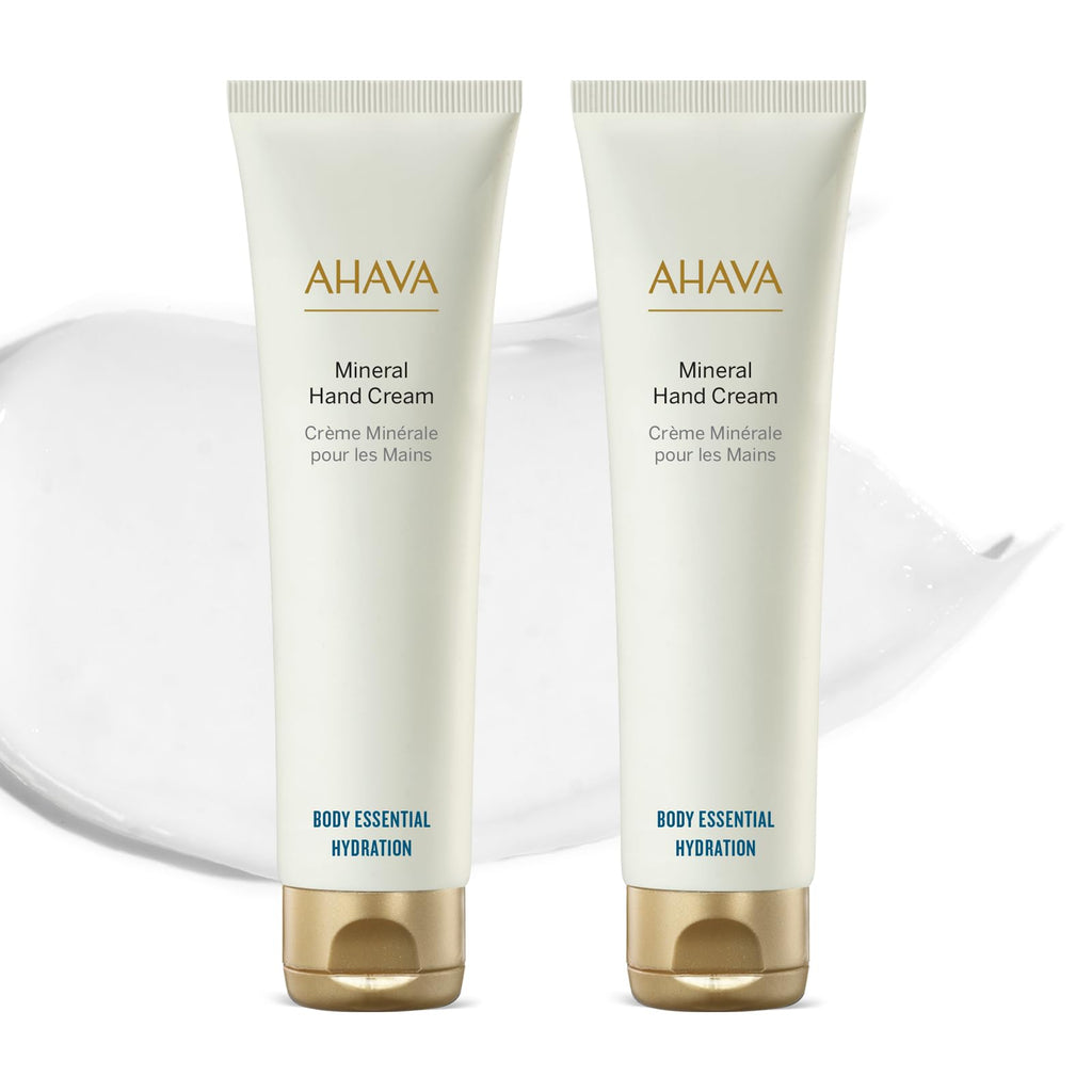 AHAVA Duo Active Dead Sea Minerals Hand Cream 2 x 150 ML - Value Set,5.1 Fl Oz (Pack of 2)