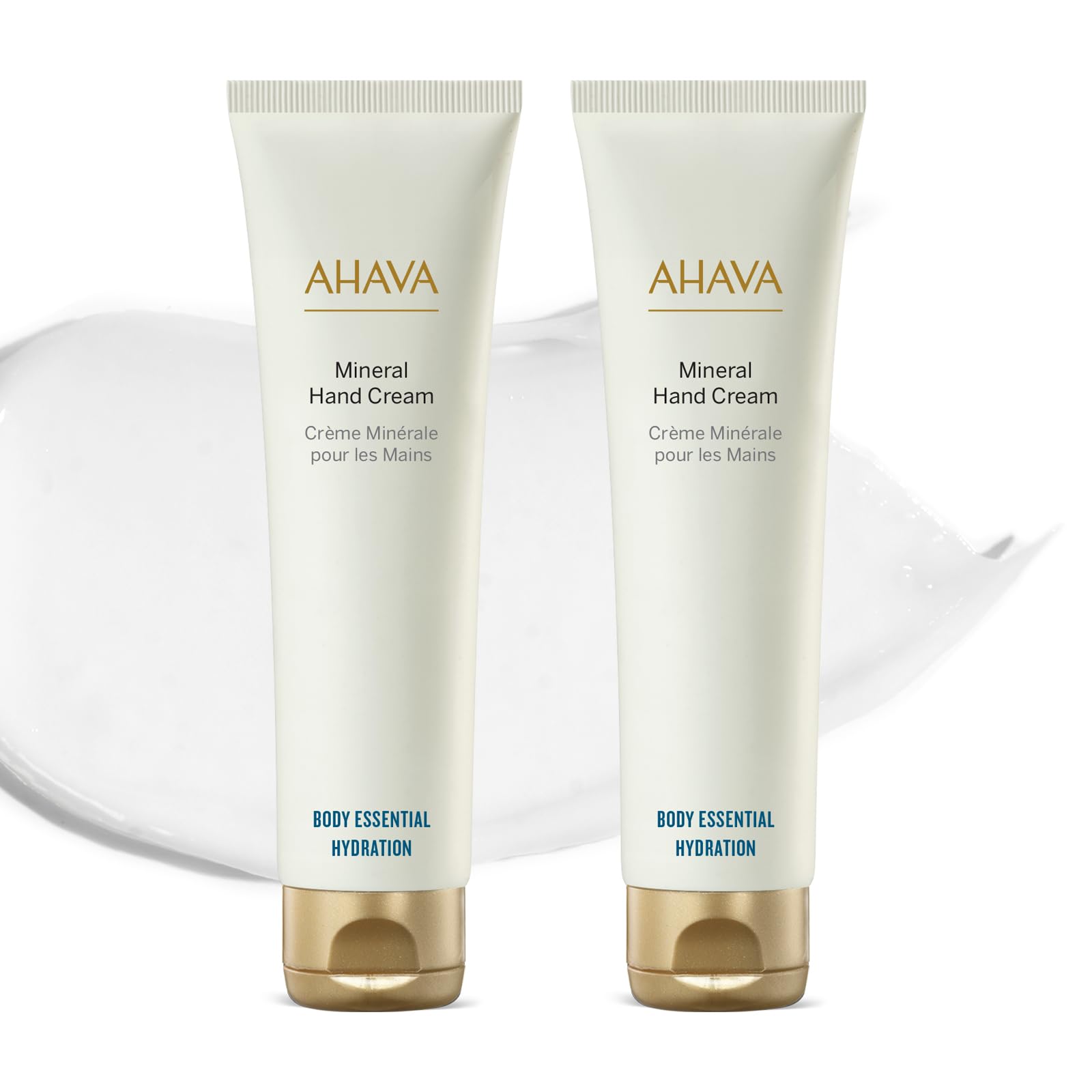 AHAVA Duo Active Dead Sea Minerals Hand Cream 2 x 150 ML - Value Set,5.1 Fl Oz (Pack of 2)