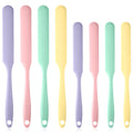 YBEATY 8 PCS Silicone Jar Spatulas Heat Resistant Kitchen Spatulas with Long Handle Cake Cream Butter Spatula Mixing Batter Scrape Jam Spreader for Jars Baking Cake Icing Kitchen Must Have