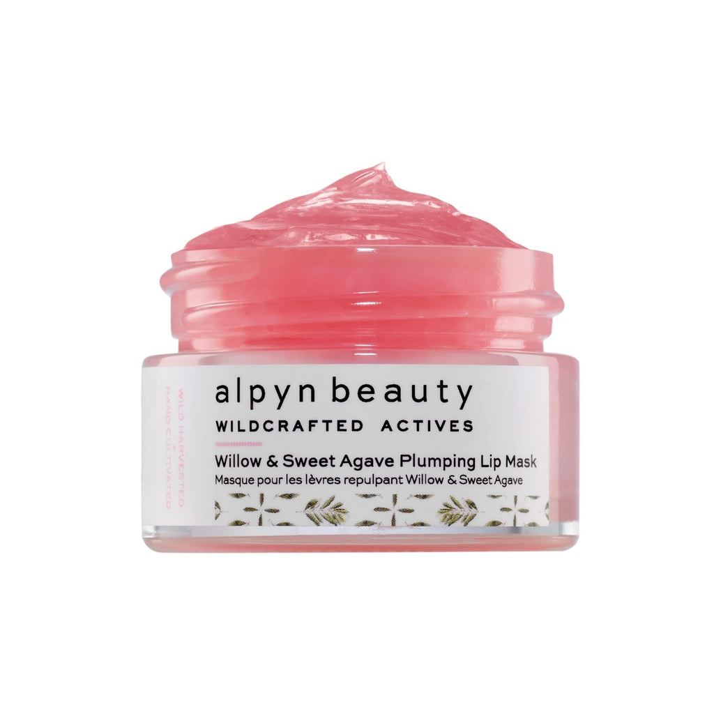 ALPYN Willow & Sweet Agave Plumping Lip Mask | Hydrating Daily Lip Treatment For Softer, Smoother & More Supple Lips | 0.35 oz / 10 g