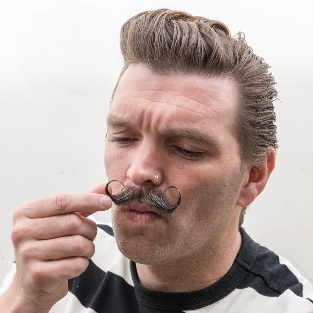 ZEUS Mega Hold Mustache Wax for Strong Styling & Shape Control (1.02 fl oz)
