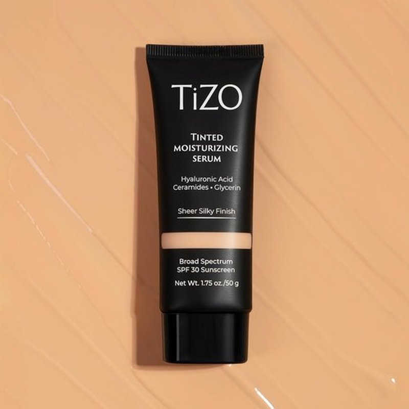 TIZO Tinted Moisturizing Serum - SPF 30 Protection in Light-Medium Shade for Radiant Skin