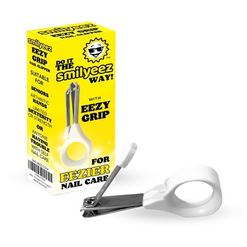 The Original Smilyeez EEZY Grip Nail Clipper EEZY to Hold Hard to Drop