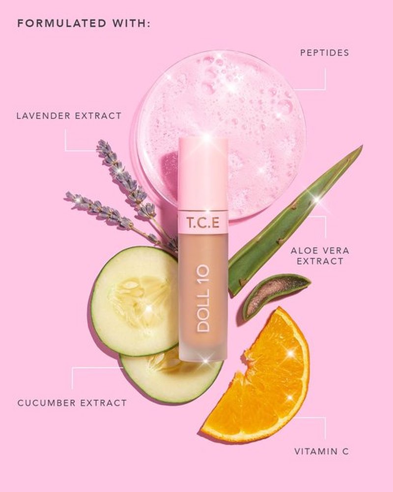 T.C.E This Covers Everything Super Coverage Concealer With Peptides (Fair/Light, 0.33 oz)