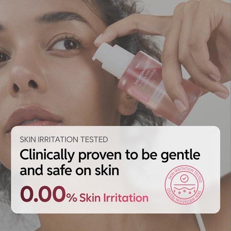 Saekdong Seoul Salmon PDRN Reju Glass 3-Layer Serum, Radiance & Firming Facial Serum with 1% PDRN, Niacinamide, Collagen, Hyaluronic Acid, 30g (1.06 fl oz)