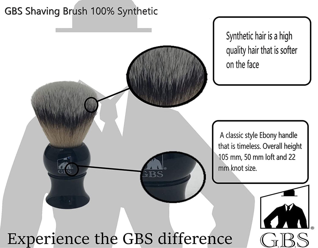 G.B.S 8 Piece Deluxe Wood shaving Straight Razor Set Shave Ready