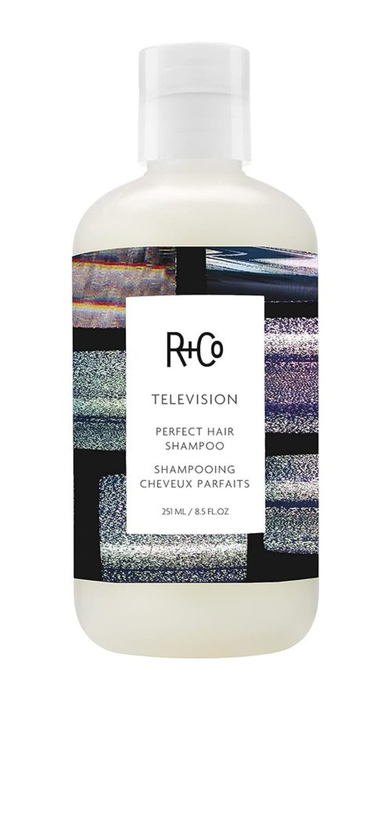 R+Co TELEVISION Perfect Hair Shampoo - Hydrating & Smoothing Cleanser for All Hair Types, Adds Shine & Softness