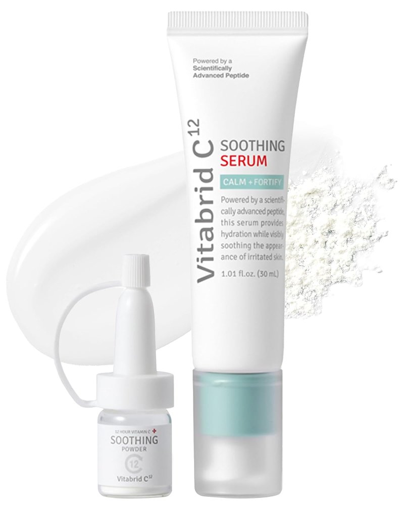 VITABRID C12 Soothing Vitamin C Serum for Acne-Prone Skin - Reduces Redness & Pores | 1.01 fl. oz.