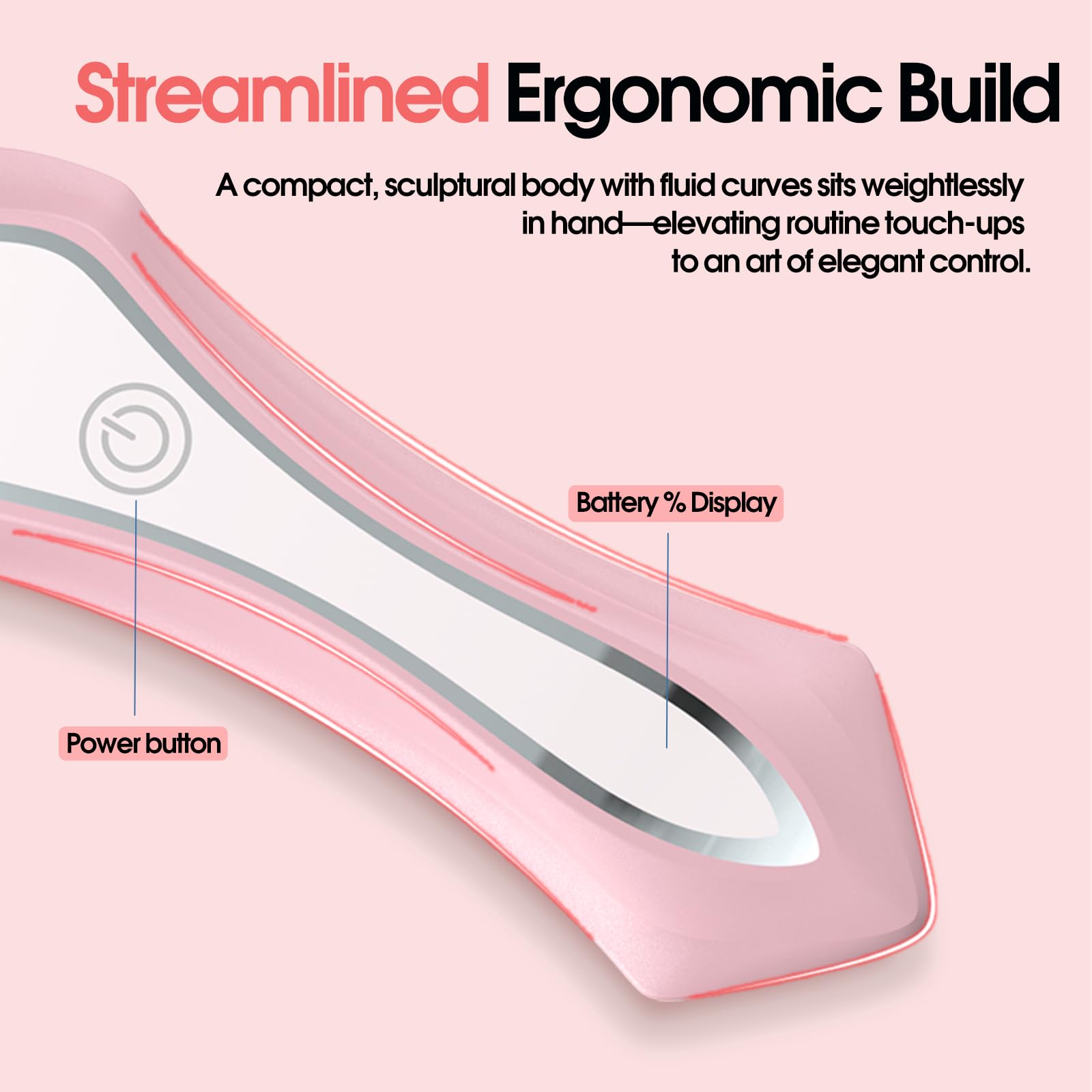 Bikini Trimmer for Women, 2-in-1 Electric Razors Dual Head, IPX7 Waterproof Body Hair Trimmer, Bikini Shave with Battery Level, USB-C, Wet Dry Use, Hair Remover for Legs Underarm Pubic Arm Chin Face