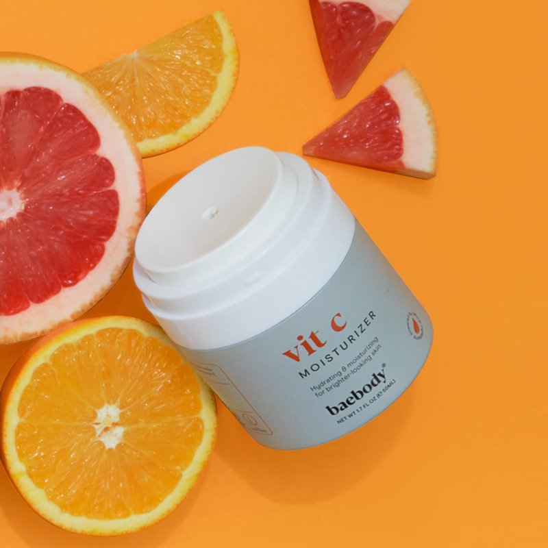 Baebody Vitamin C Face Moisturizer - Brightening & Hydrating Cream with Jojoba Oil | Anti-Aging (1.7 fl oz)