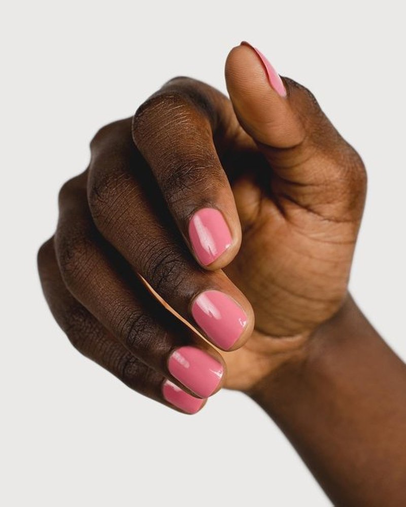 Sienna Byron Bay Blossom Mid-Tone Pink Natural Nail Polish, Long-Lasting, Vegan & Cruelty-Free, 10ml – .34 fl oz.