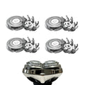 Shaver Replacement Blades for Skull Shaver Pitbull Replacement Blade,Replacement Heads for Pitbull Gold/Silver/Platinum Pro Shaver (4 Blades)