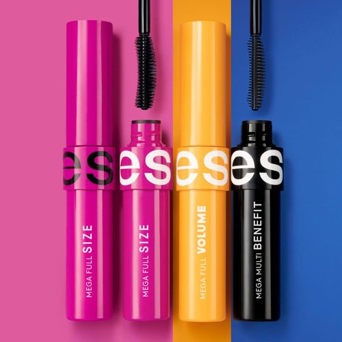 Esika Mega Full Volume Mascara - Intense Black Color for Dramatic Lashes