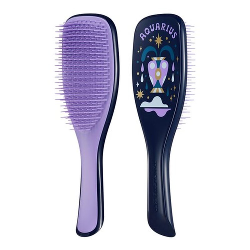 Tangle Teezer Zodiac Ultimate Detangler Hairbrush for Wet & Dry Hair, Eliminates Knots & Reduces Breakage for All Hair Types, Aquarius