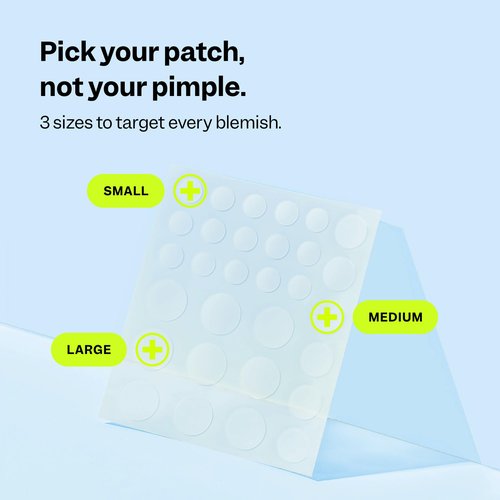 Peach Slices - Acne Spot Dots (60 ct) - Hydrocolloid Pimple Patches for Face - Absorb Gunk, Protect Picking & Support Healing - 3 Sizes (7, 10, & 12mm) - Vegan, Cruelty Free, Korean Skin Care & Beauty