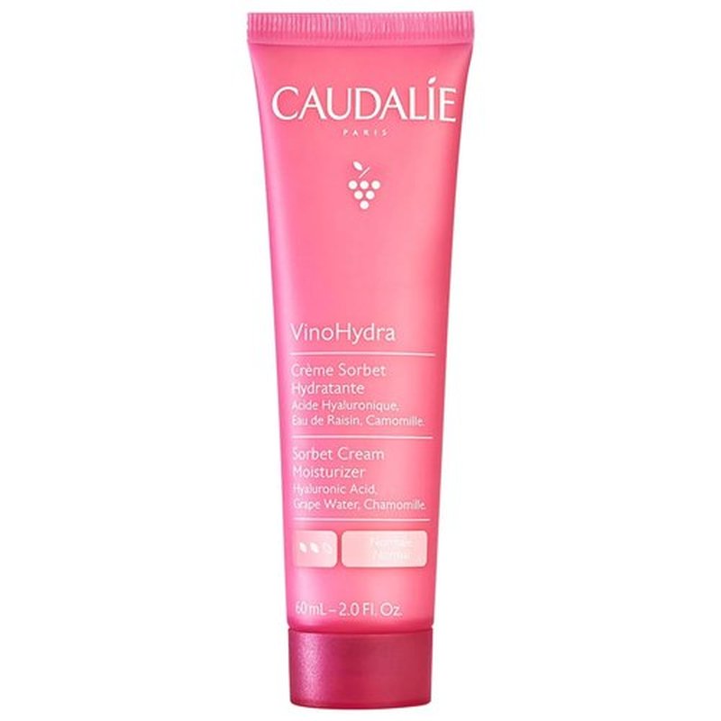 Caudalie VinoHydra Sorbet Cream Moisturizer with Hyaluronic Acid | 60 mL Hydrating Formula