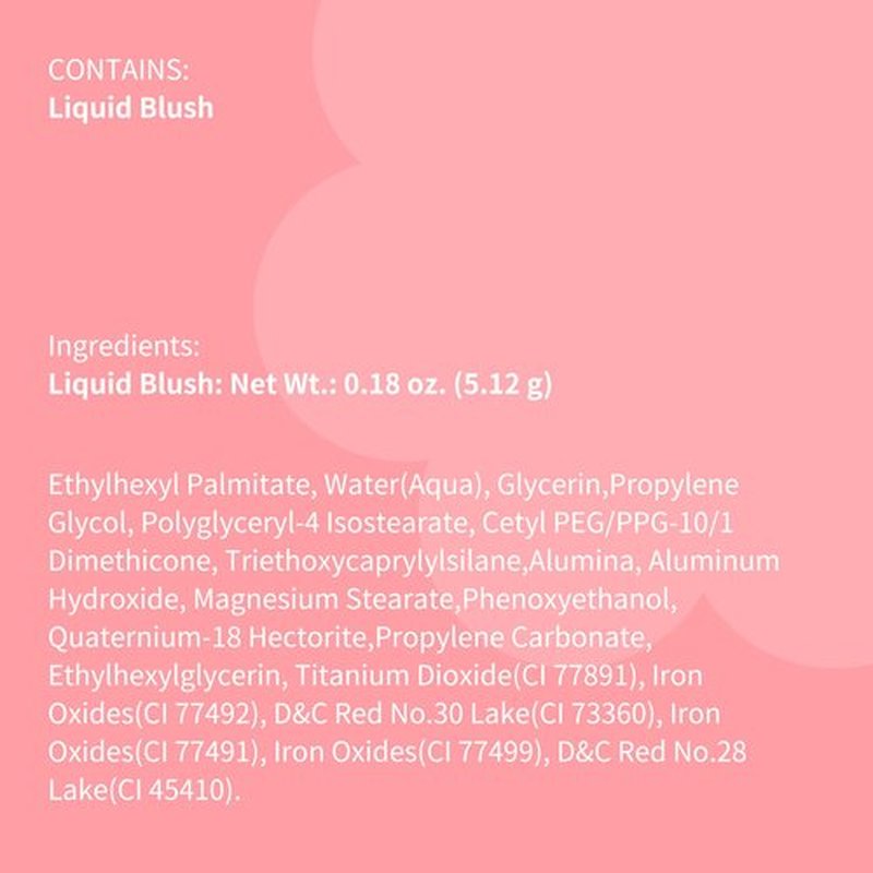 Color Nymph Liquid Stamp Blush, Multi-Use Face Blusher丨Makeup Blush for Eyes, Lips & Cheeks, Hydrating, Buildable & Long-lasting Formula, Vegan & Cruelty-free (Misty Rose)