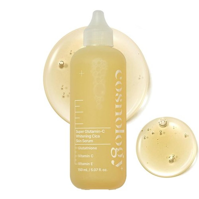 COSNOLOGY Glass Skin Care Set - Glow Serum with Niacinamide & Retinol (150ml) + Brightening Ampoule (80ml)