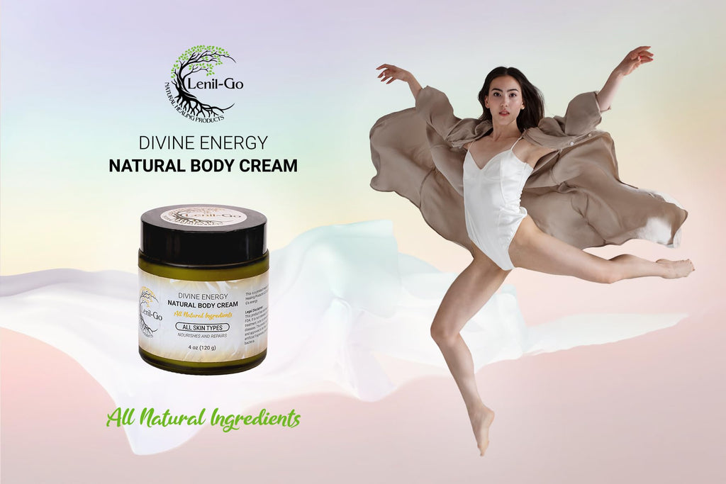Lenil-Go Divine Energy Natural Body Cream 2. Oz