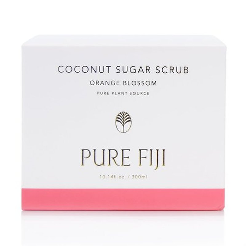 Pure Fiji Coconut Sugar Body Scrub, Orange Blossom (10.14 Oz /300ml)