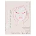 Rodial Pink Diamond Lifting Face Sheet Mask (4 Pack) - Hydrating Bio-Cellulose Sheet Mask with Vitamin C, Diamond Powder & Peptides for Firming, Brightening & Smooth Skin