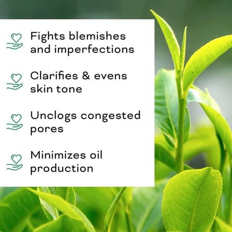 Clarifying Tea Tree Facial Oil - Targets Acne & Uneven Skin Tone | Antioxidant-Rich 1 fl oz (30ml)